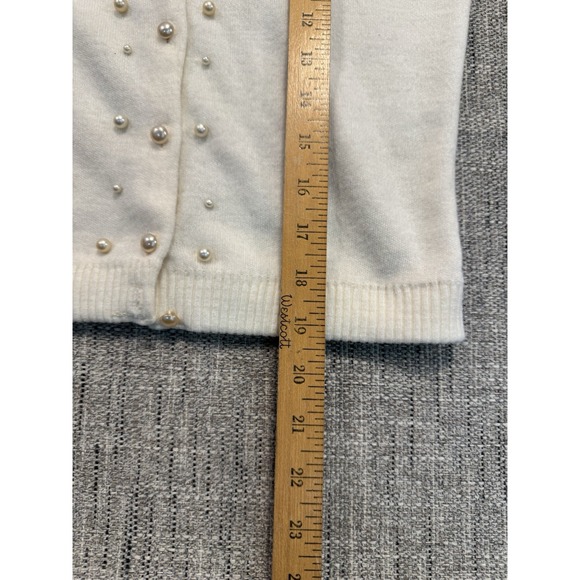 Vintage 50s/60s Woman's Sequin Cardigan Sweater By‎ Jaymar Knitwear New York Sm - Picture 3 of 16